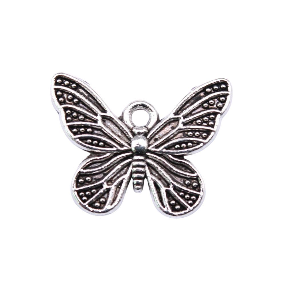 Butterfly Charms Simple Pendants For Minimalist DIY Jewelry Making