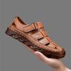 Fashion Fashion Leisure Holiday Sandals for Men Lightweight Summer Shoes New Outdoor Beach Shoes Anti-collision Toe Casual Roma Flats