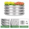 Galvanized Metal Raised Garden Bed Kit | Round Outdoor Planter for Vegetables & Herbs Gardening