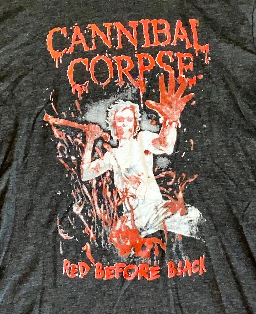 Футболка Cannibal Corpse Металлическая футболка Хоррор футболка Мужская L Концертная футболка Унисекс футболка XL