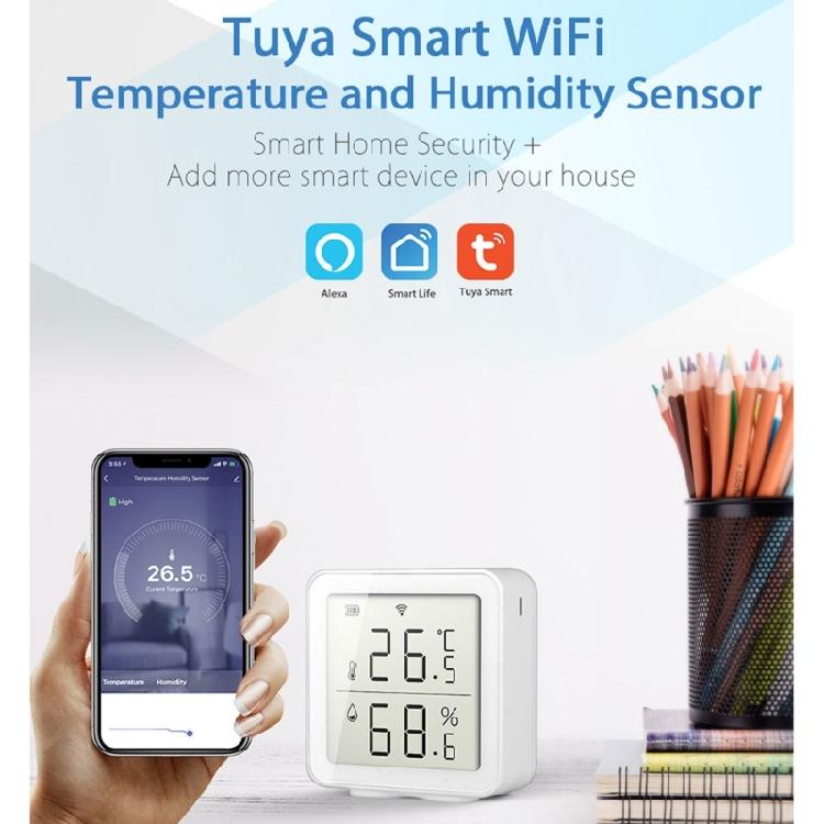 Digitales Thermometer Feuchtigkeitsmonitor mit App-Benachrichtigungen Feuchtigkeitssensor Innenbereich