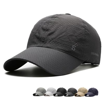 Sommer Baseballcaps for Menn Kvinner Hurtigtørkende Hatt Pustende Mesh Tynn Løpecaps Utendørs Sportscaps Golf Fiskehatter