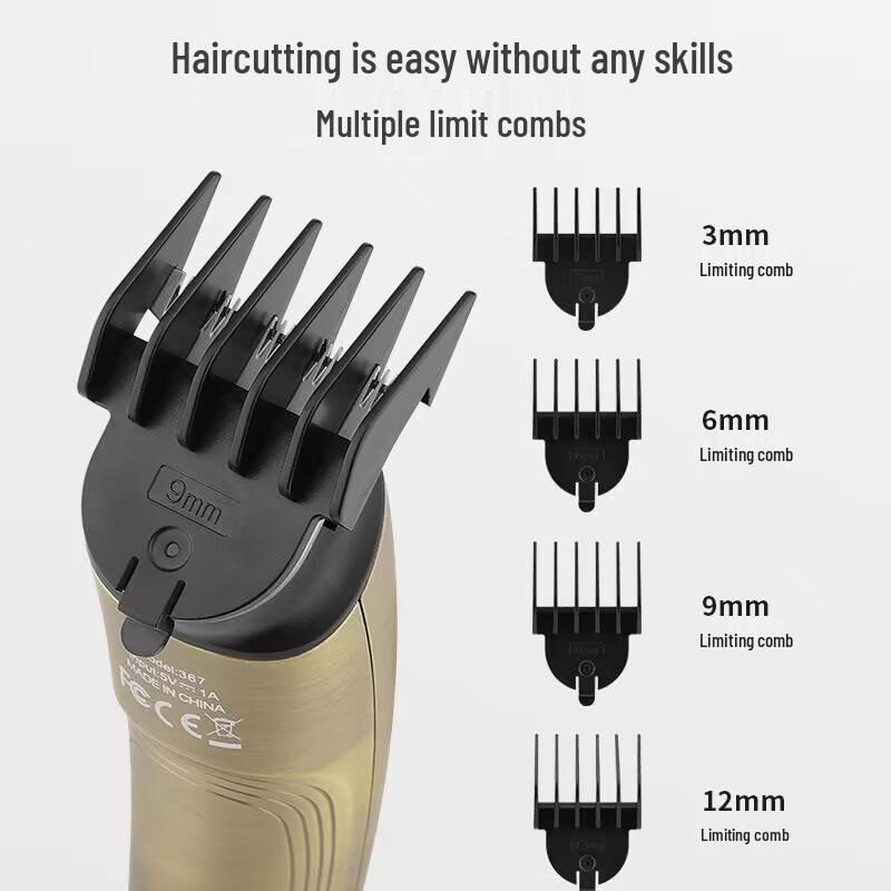 5-in-1 Waterproof Electric Hair Clipper & Shaver with Nose Trimmer.
