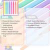 Fruity Scented Highlighters Set of 8, Pastel Chisel Tip Markers for Journaling, Note Taking, School & Office Supplies (8 Pcs)
