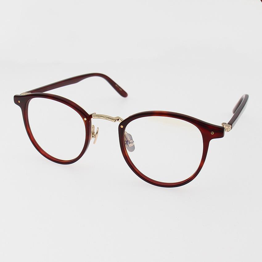 Japanische Brille Rundes Gestell Retro, Zhongjin Brille, Reintitan