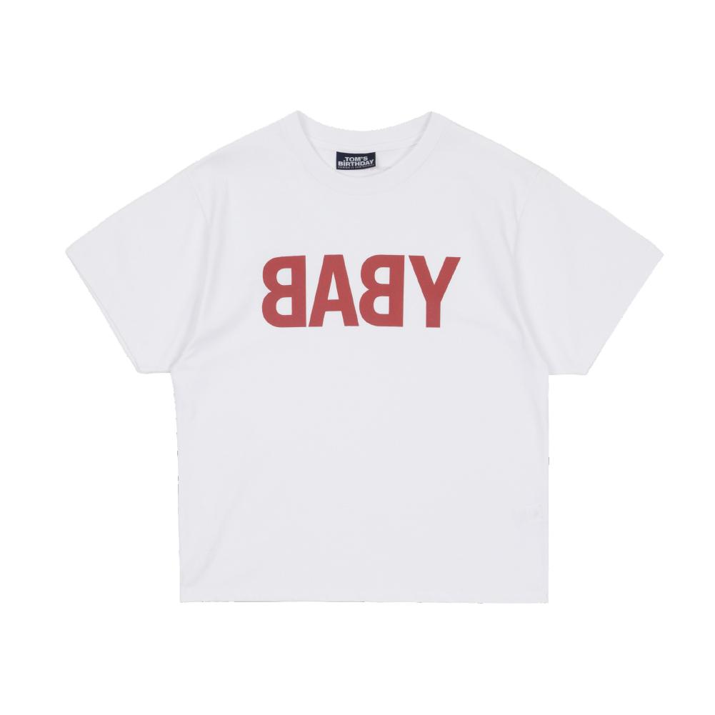 Tomseubeolseudei Baby Half T-Shirt White
