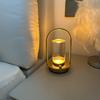 1Pc Simple Portable Ambient Light LED Charging Touch Internet Celebrity Ornament Bedroom Bedside Night Light USB