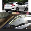 For Honda Civic 10th Sedan 2016-2017 2018    Car Sticker Plastic Window Glass Wind Visor Rain/Sun Guard Vent
