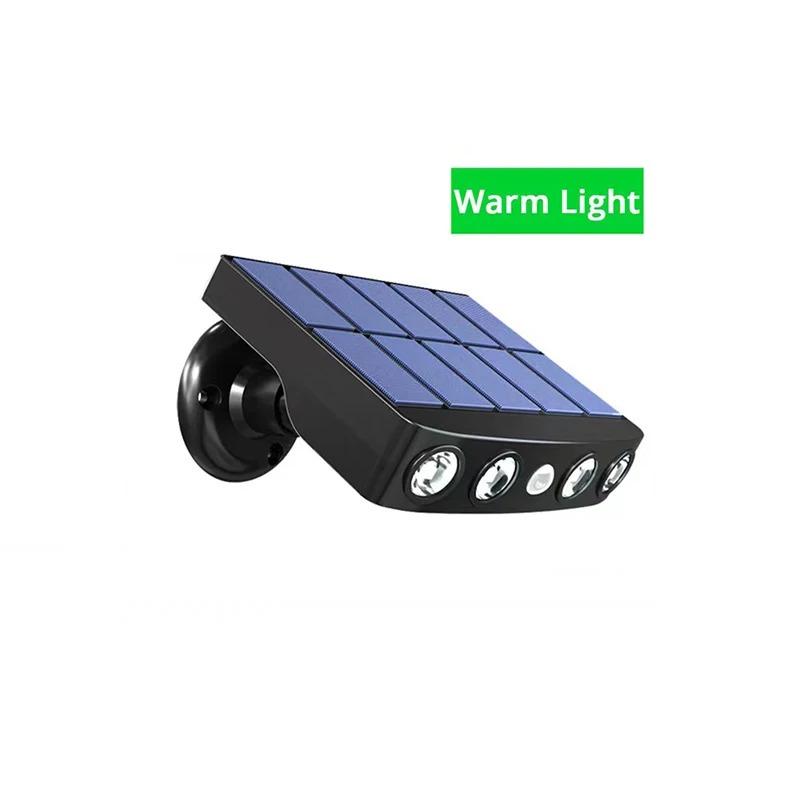 Solarbetriebener Bewegungsmelder-Flutlichtstrahler, langlebig und für den Außenbereich geeignet, Gärten, Balkone und Innenhöfe