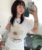 Maidibbeullumemolijeu #1 Flower Over T-Shirts (White)