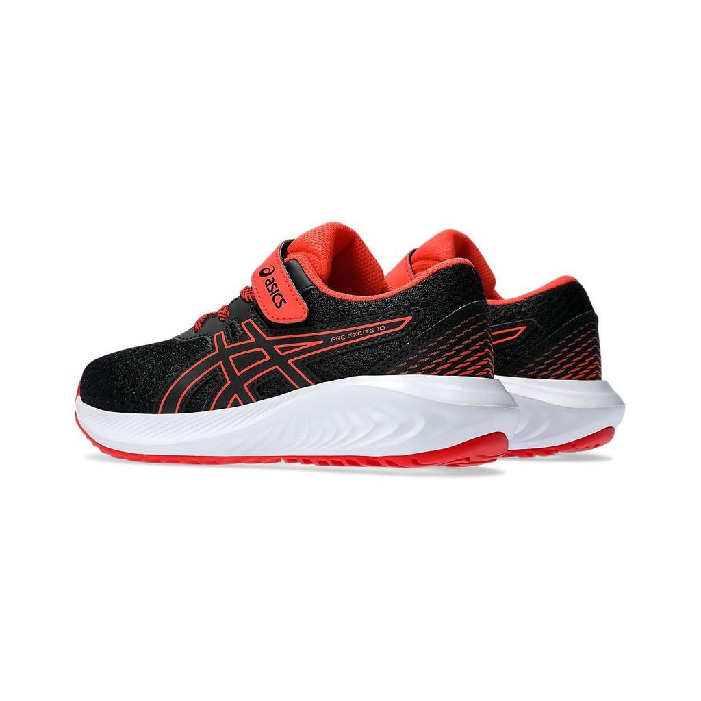 Asics Pre Excite 10 PS Black True Red Kids Sneakers 1014A297-007