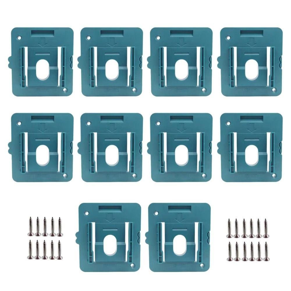 1/5Pcs Stand Wall Mount Battery Holder Toolbox Tool Bracket Battery Storage Rack Li-ion Battery Stand for BL1830 BL1840 Shelf