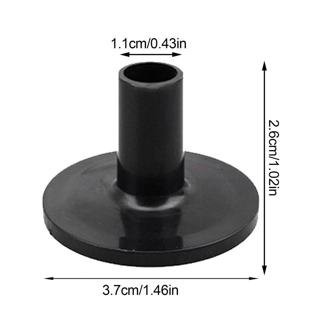 20Pcs/Set Drum Set Cymbals Holder Plastic Flange Connect Stand Rustproof Cymbals Sleeves Percussion Instrument Accessories