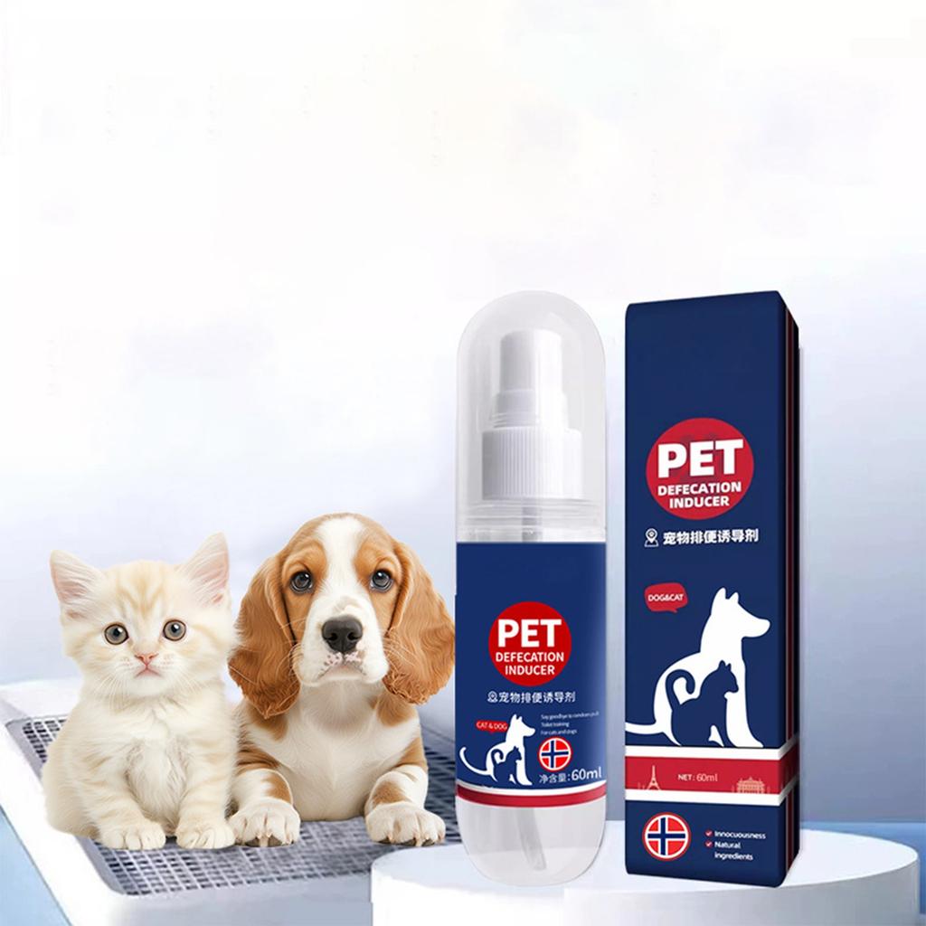 Haustier Hund Induktor, Einfache Anleitung, Haustier Pipi An Einer Festgelegten Stelle, Hundezubehör Positionierung Defäkationsinduktor Welpentraining Pipi-Unterlagen 60ml