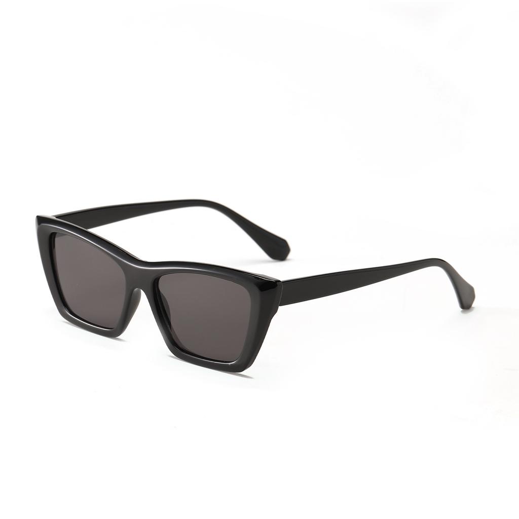 Glasses 2255 Cat Eyes Multi-Colored Plastic Frame Sunglasses Women, Colored Sunglasses Men