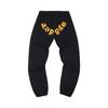 Unisex Übergroßes Kapuzenpullover-Set Mit Spinnennetz-Folienaufdruck Warm Fleecegefüttert Lockerer Schnitt Streetwear Herren Damen