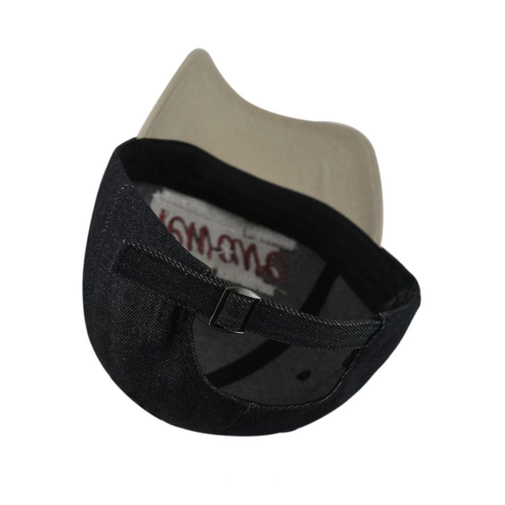 Denim Peaked Cap Korean Snapback Cap Casual Letter Baseball Hat Streetwear