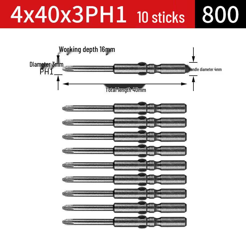 802 & 801 Elektrische Schraubendreherbits, 800 Magnetischer S2-Bit, 6mm Schraubendreherbit, 5 Verlängerte, 4 Bohrer