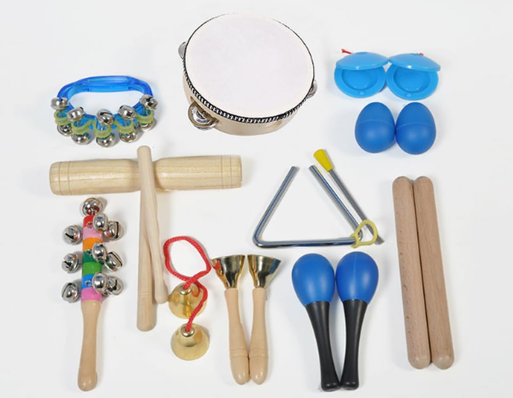 

Начальный набор перкуссионных инструментов для музыкального образования, перкуссия для детей, игрушки, игра, (11 типов)