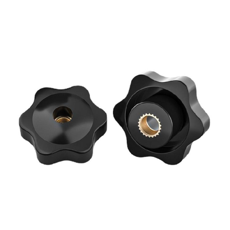 10pcs/set Hand Tighten Nuts Handle Thread Star Mechanical Thumb Nuts Plastic