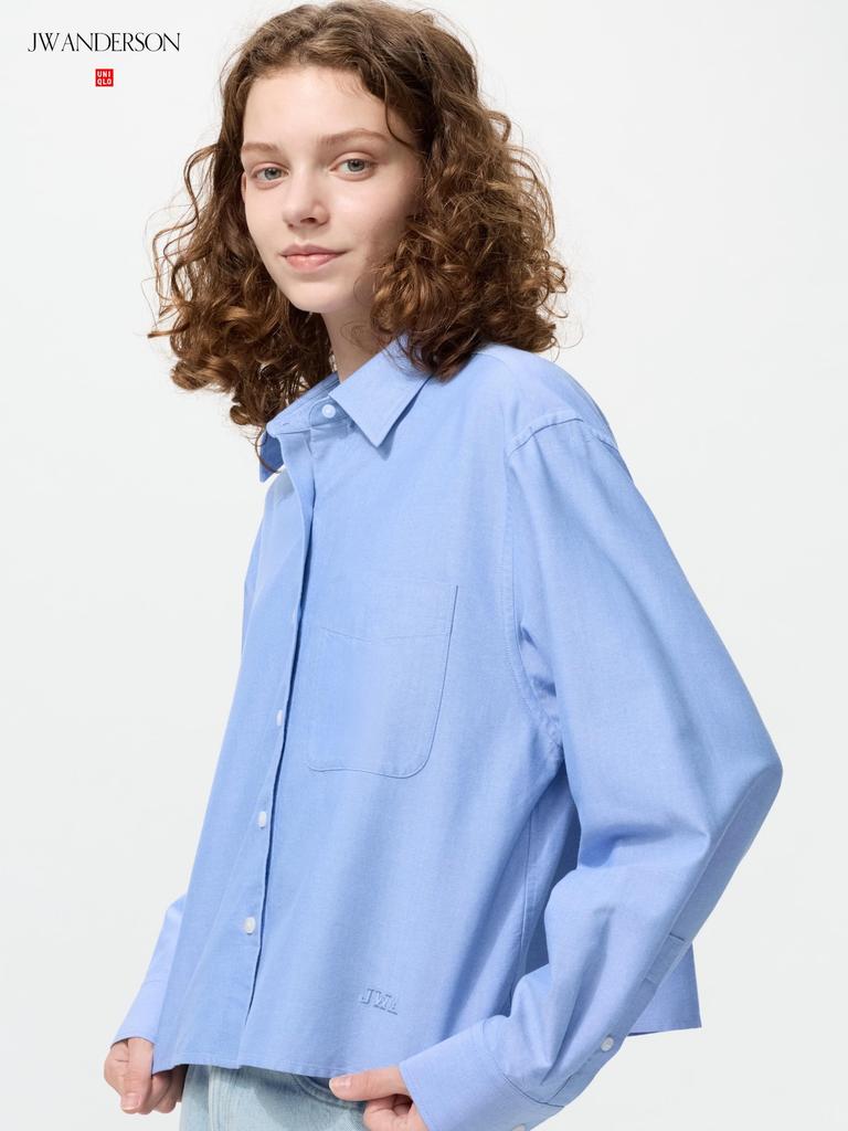 Uniqlo Oxford Boxy Shirt  Long Sleeve 