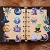 50PCS Cartoon Magic World PET Sticker Aesthetic Transparent Decoration Scrapbooking DIY Hand Accounting Supplies