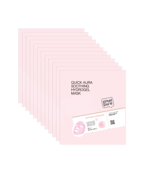 Pixel Pure Quick Aura Soothing Hydrogel Mask (12 sheets)