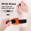 Wrist Thumb Support Compression Sleeve with Fastener Tape Ultra-Thin Soft Breathable Elastic Injury Prevention Wrist Wrap Support Splint