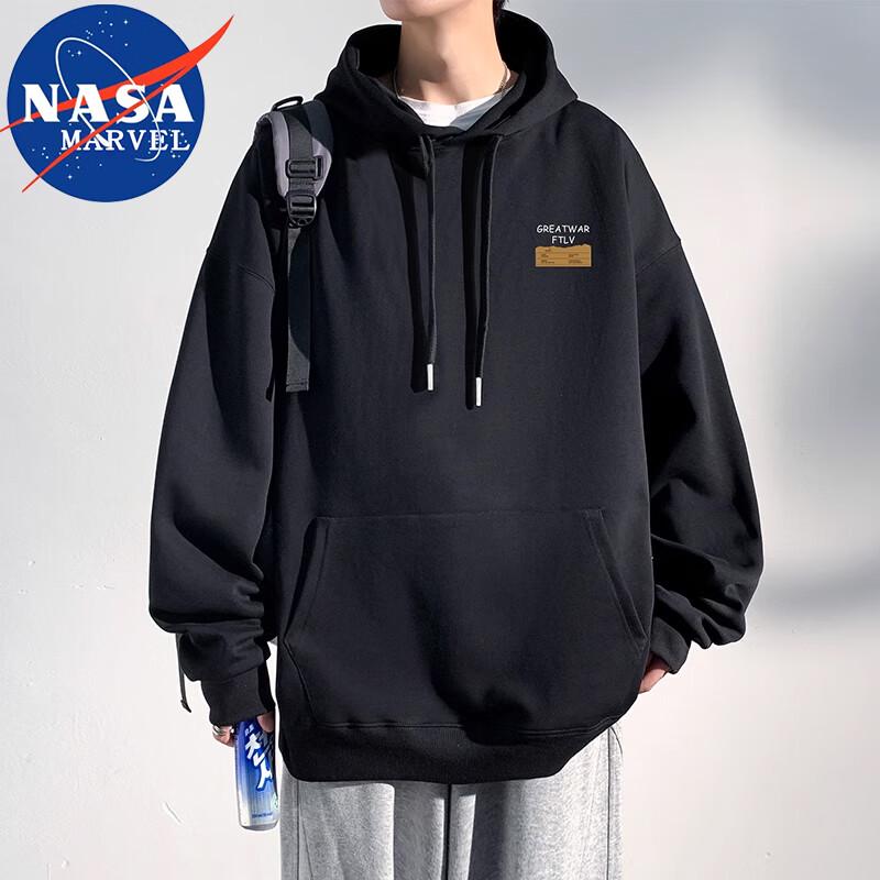 NASA MARVEL Men's Couple Hooded Sweatshirt