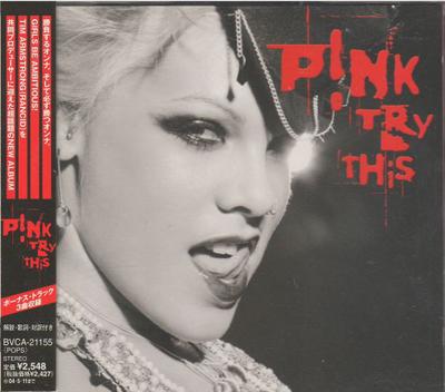 CD P!NK - Try This BVCA21155 Arista, BMG 2003 Japan ObiRock Used