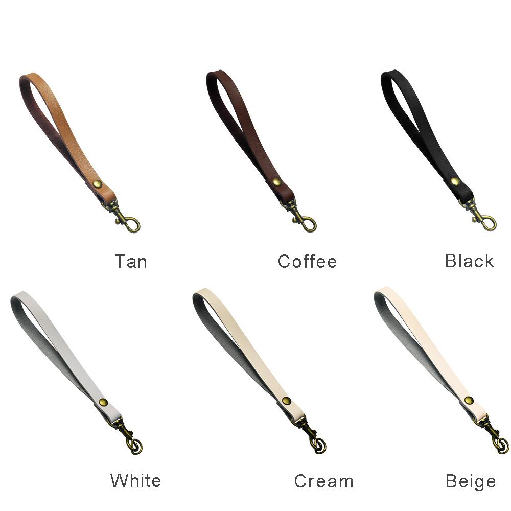 Leather Wristlet Strap Replacement Clutch Purse Bag Handle Belts for Handbag Wallet Key Wrist Lanyard Bags Accessories 14.5cm