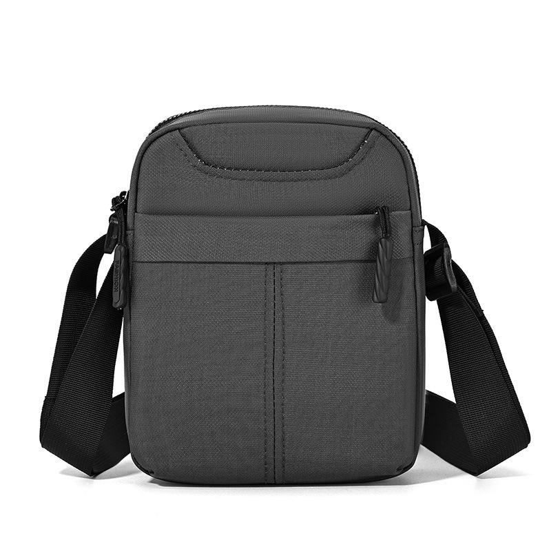 

Нейлонова Сумка Через Плече Багатокишеньковий Дизайн Чоловіча Повсякденна Вулична Сумка-Месенджер сірий