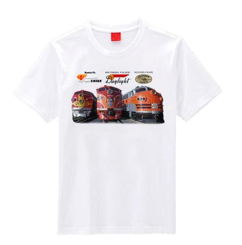 Western Streamliner Train T-shirts S