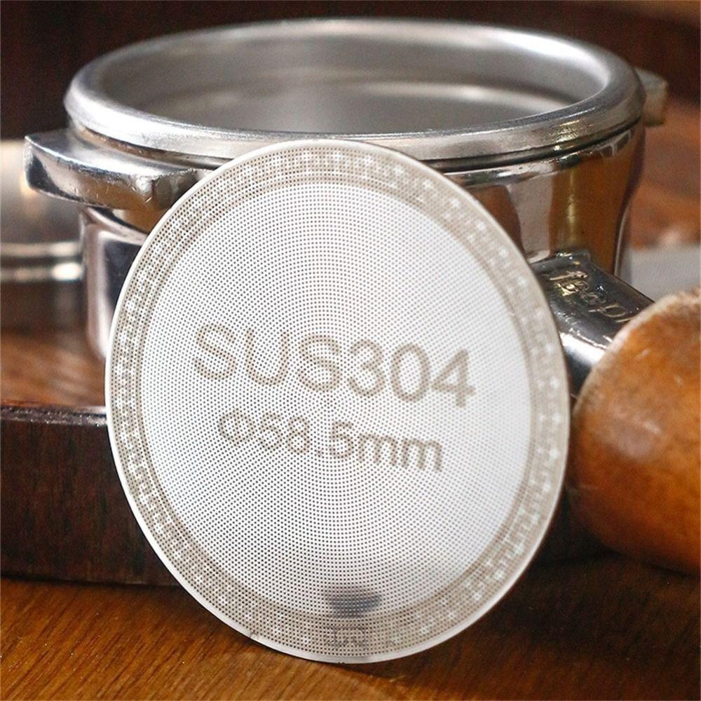 Stainless Steel Coffee Puck Screen Reusable Espresso Accessory New Coffee Filter