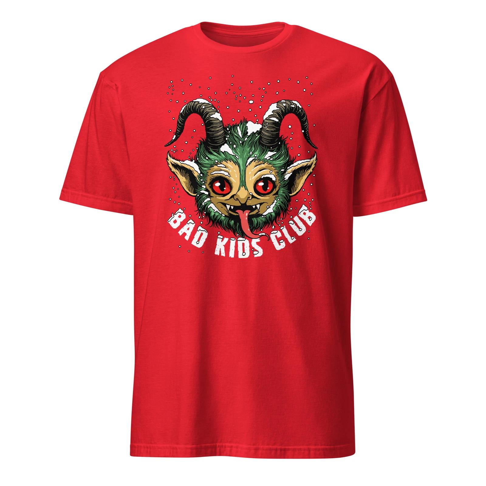 

Krampus Shirt Bad Kids Club Germanic Christmas Demon Horror T-Shirt Size S-3XL 4XL