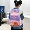 Mengqu cartoon boys and girls backpack new large-capacity children's nylon backpack kindergarten spine bag