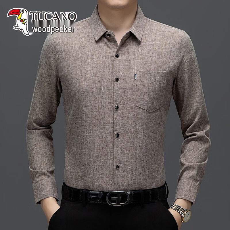 TUCANO Men s Casual Wrinkle-Free Long-Sleeve Shirt XXXL