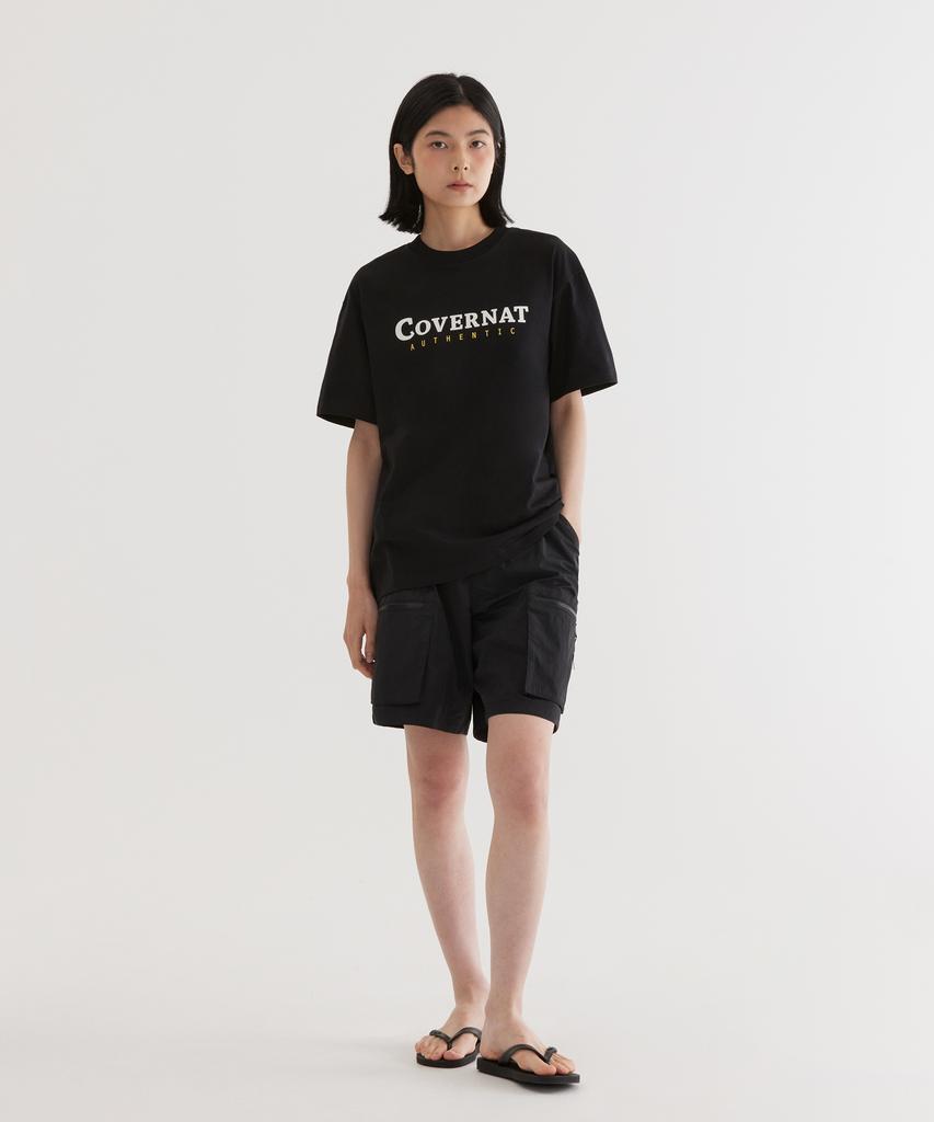 COVERNAT Center Authentic T-Shirt Black