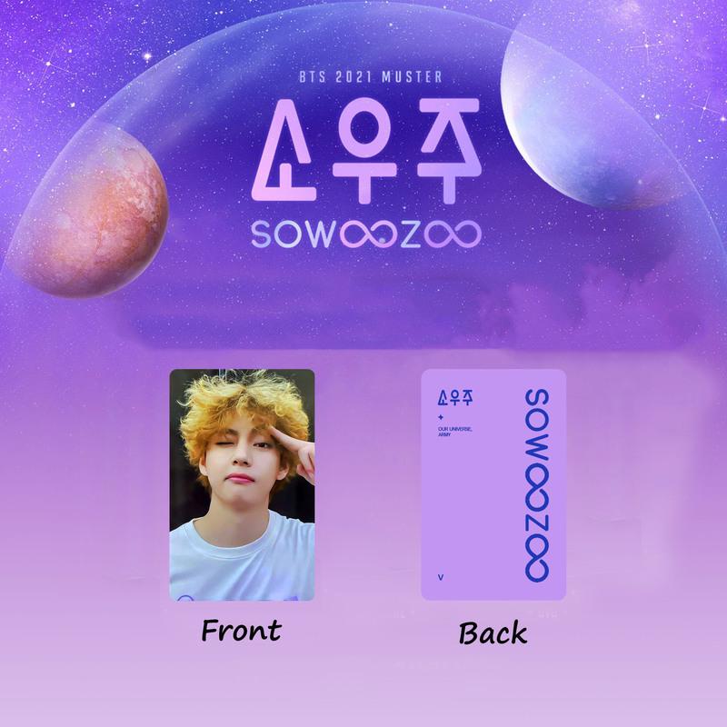 BTS 2021 Muster Sowoozoo Blu-ray Photo Card Set - Jungkook, V