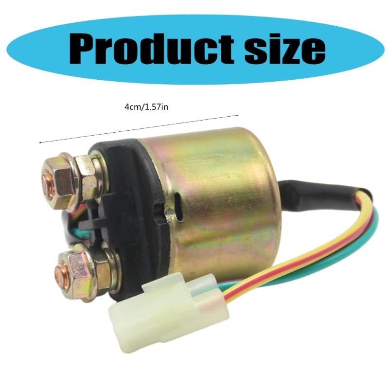High Performances Starter Relays Stable Starter Solenoid Heavy Duty Starter Relays Solenoid for TRX350 TRX450 TRX500
