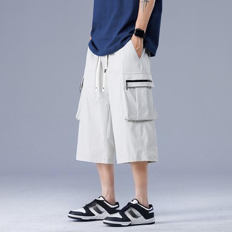 Summer Thin Style Loose Casual Sports Cropped Pants Summer Man Shorts Cargo Short-fitting Men Shorts Free Shipping Cargo-shorts
