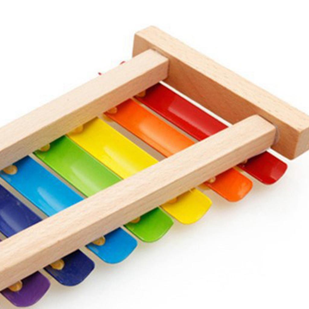 Wooden Percussion Instrument Toy Educational Early Learning Preschool Musical Toy for Toddler Boys
