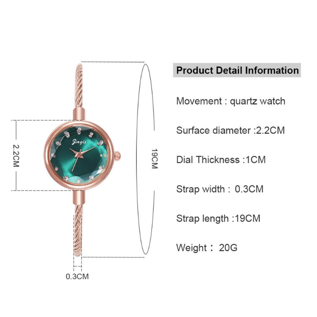 Trendy Women's Candy Color Alloy Quartz Bangle Watch