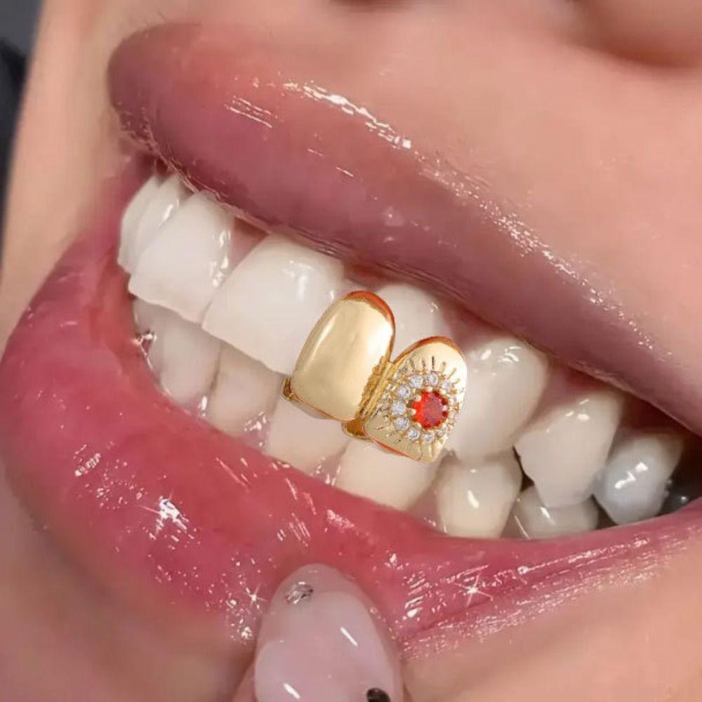 Bling Hiphop Teeth Grillz Punk Dental Grills Gift Charm Teeth Grillz  Dental Crown