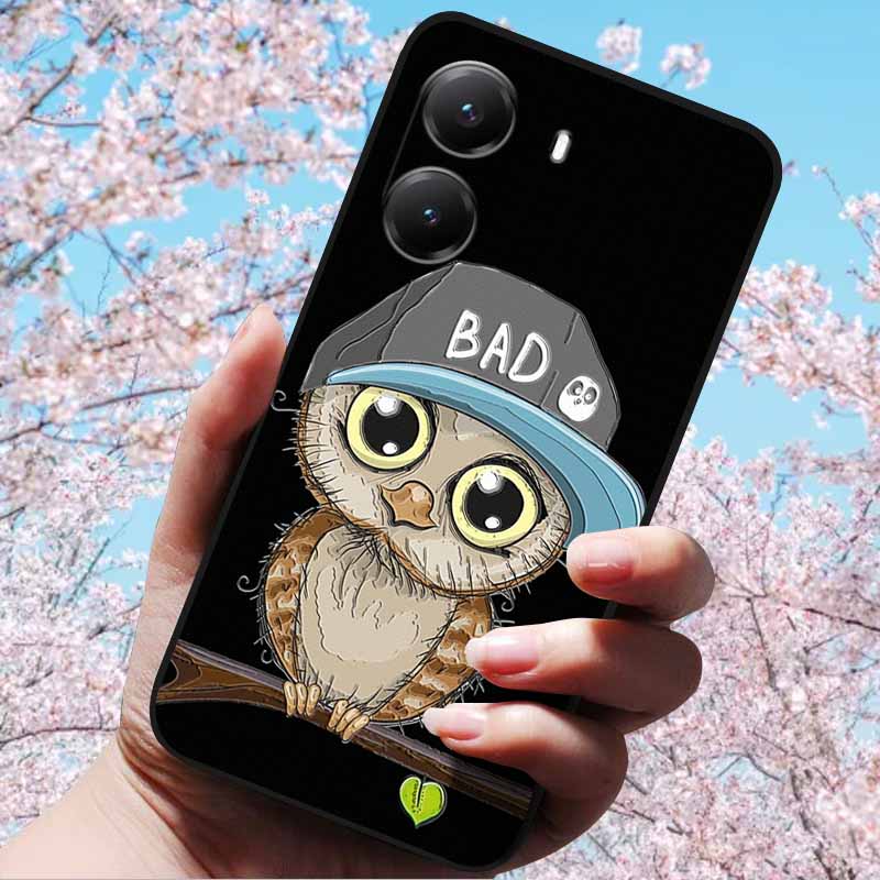 For Xiaomi Poco X7 Pro 3D Relief Flower Emboss Soft Silicone Case Cartoon Painted Back Cover for Poco X7 Pro with 3D Relief Case