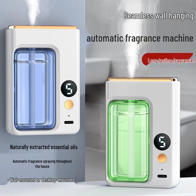 Automatic Aroma Diffuser & Deodorizer: Home Air Freshener and Humidifier, Odor Eliminator, Fragrance Machine for Bedroom & Toilet