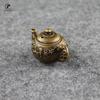 TeaPet Decoration Mini Small Plum Blossom Teapot Brass Bronze Pots Incense Burner Desk Decoration Home Decor Ornament Palm Gift