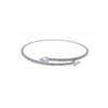 Minimalist Personalized Open Elastic Bangle High End Zircon Diamond Bracelet Daily Versatile Fashion Jewelry For Women