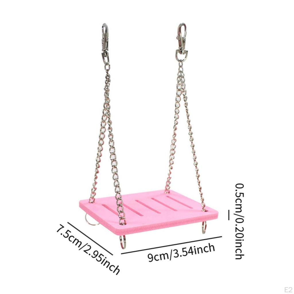 Hamster Schaukel Hängeständer Deko Käfig Stabil Haustierbett Hängematte Bewegung