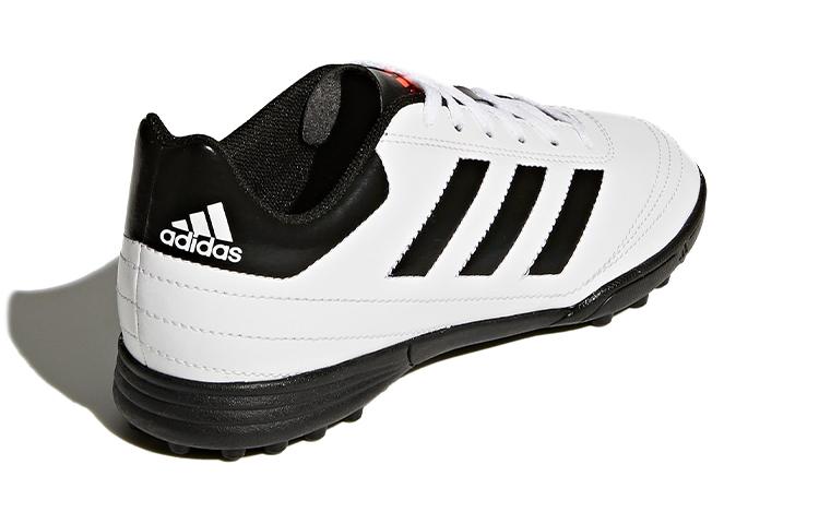 Adidas VI TF Comfortable Round Toe Cushioning, Wear Resistant Low top Soccer Shoes Black White Kids' AQ4305